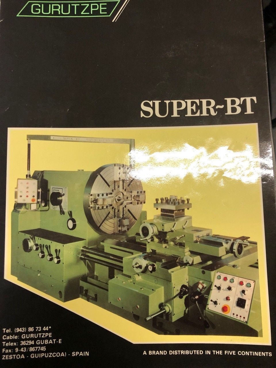 1987 Gurutzpe SUPER BT800 Lathes, Engine, Center | ESP Machinery Australia Pty Ltd